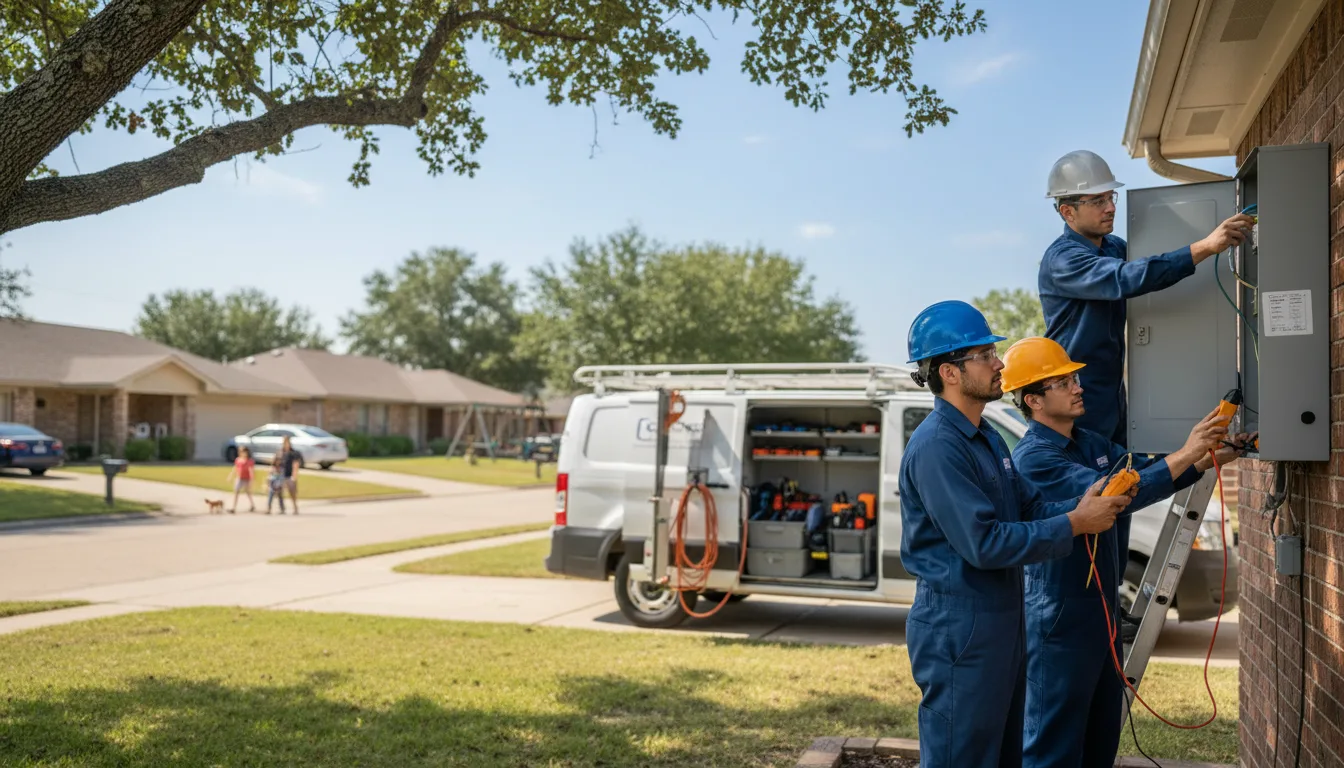 Certified electrician providing emergency electrical services in Hanley Falls, MN